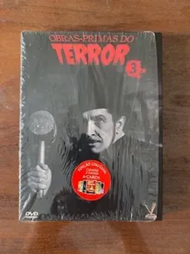 DVD Triplo Vol.3 Versátil Obras-Primas do Terror com 6 cards