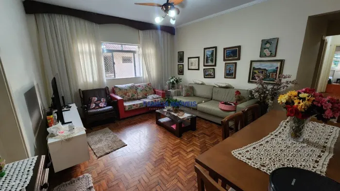 Apartamento à venda Santos/SP 3 quartos 1 vaga garagem José menino