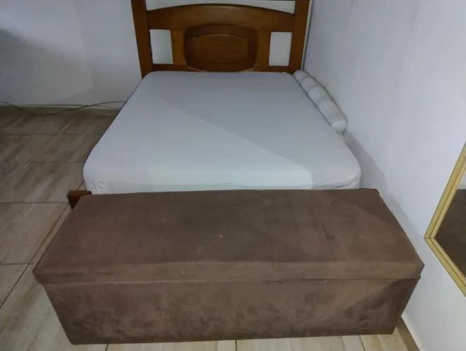 Baú para pé de cama 