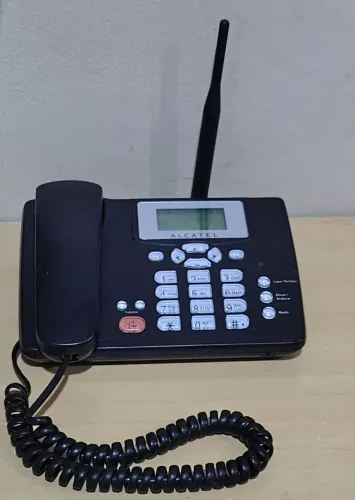 Telefone Fixo Alcatel com Antena Detalhes