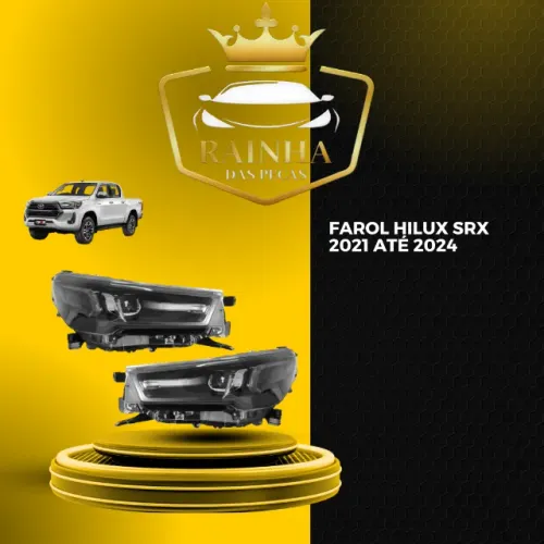 Farol Hilux Srx 2021 até 2024                                                             