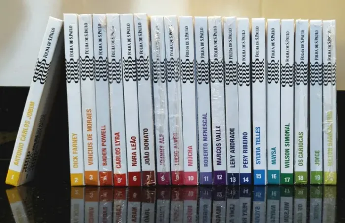 20 Livro + Cd Coleção Folha 50 Anos De Bossa Nova Completa Edição Limitada
