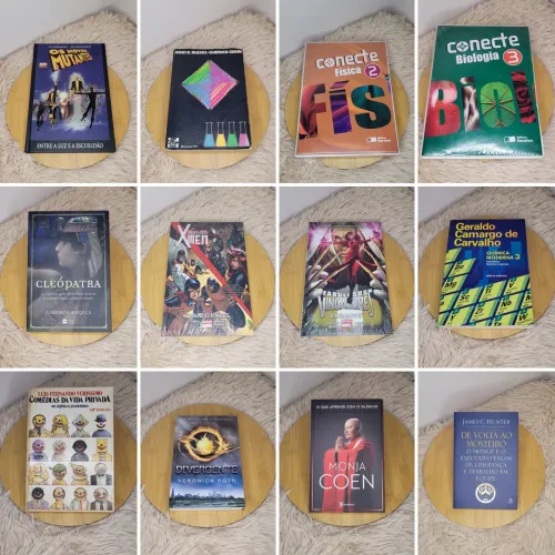 Seleção de livros, HQ's, mangás, contos e muitos mais a partir de R$5