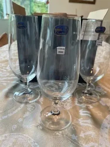 6 Taças de vinho Bohemia