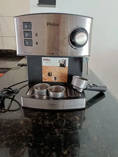 Cafeteira Expresso Philco Coffee Express  Inox 