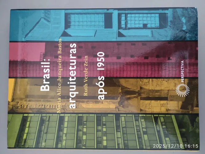 Livro Arquiteturas no Brasil Após 1950<br>Ruth Verde Zein | 2011