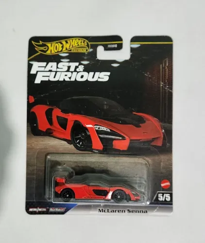 Miniatura Hot Wheels Premium Velozes e Furiosos McLaren Senna