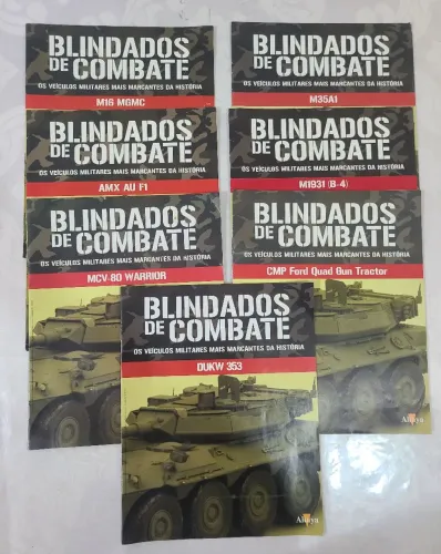 Coleção Revistas / Fascículos Blindados de Combate Planeta DeAgostini 