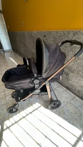 Kit Galzerano 3 em 1: Carrinho + Moisés + Bebê Conforto