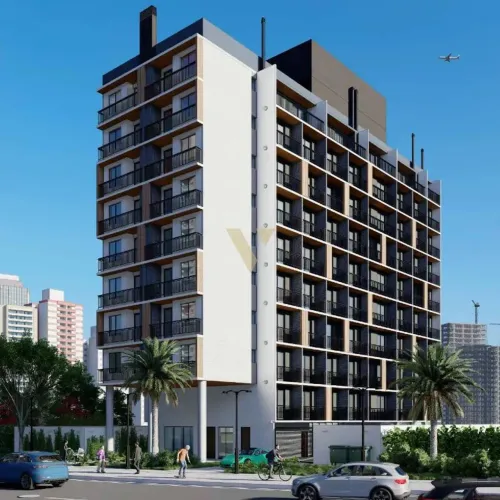 Studios em construção no Centro de Curitiba