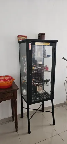 Armario farmácia cristaleira antiga vintage 