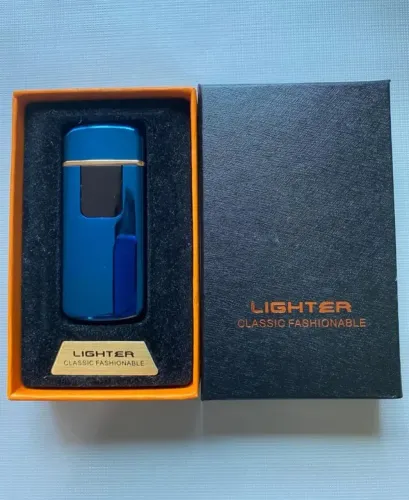 Isqueiro Lighter USB Recarregável com Sensor Touch 
