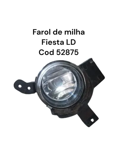 Farol De Milha Fiesta Ld Cod 52875