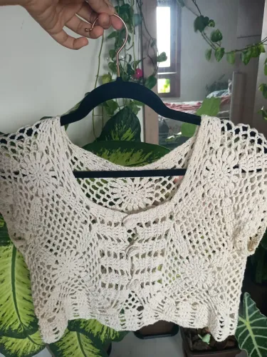 DESAPEGO blusinha crochê artesanal