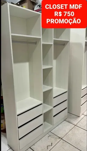 Closet MDF com gavetas R$ 750 (Entregamos)
