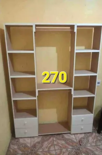 Mini closet com 4 gavetas em mdf