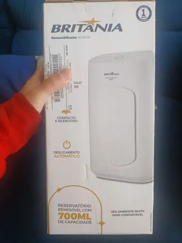 Desumidificador de Ar Britânia BDE01B - Novo