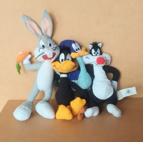 brinquedo - pelúcias Looney Tunes McDonald's (usadas)