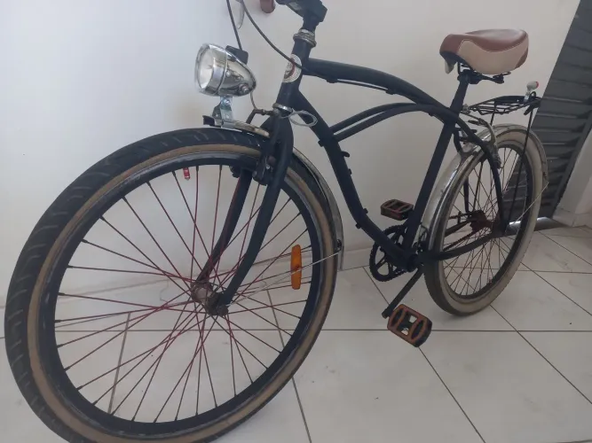 Bicicleta antiga aro 26 passeio ou exposição