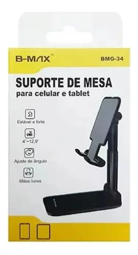 Suporte de Mesa para Celular e Tablet Bmax BMG34 - Loja Coimbra Computadores Entregamos