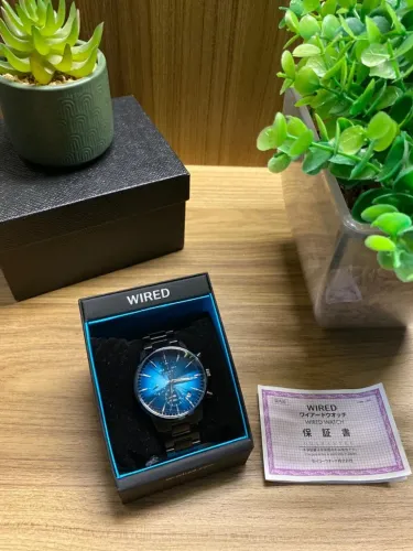 Seiko Wired VD57-KDj0 - Relógio Masculino 42mm. Novo Importado do Japão.