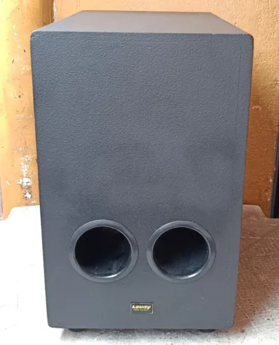 Caixa De Som Subwoofer Pass Loudy Com 2 Saida Estereo
