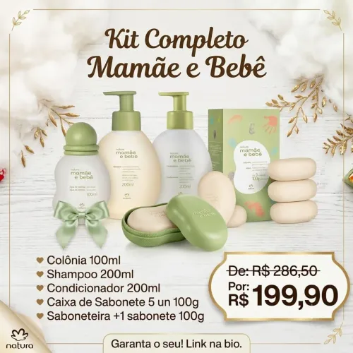 Presente Mamãe e Papai Bebê Natura