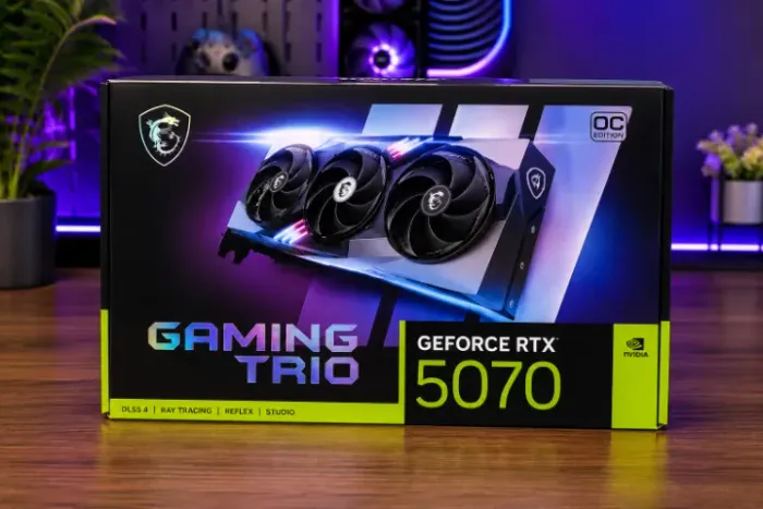 Placa de Vídeo MSI GeForce RTX5070 Trio OC 12GB GDDR7 PCI-Express