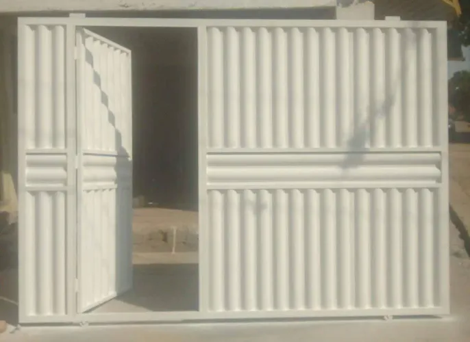 Portão galvanizado 02