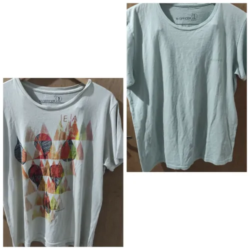 Camiseta M.oficcer masculina Tam M e G ( as duas por 15,00)