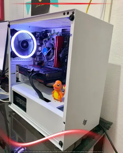 PC Gamer i3 8100, 16GB RAM, SSD 240GB, RX 6500 XT 4GB, Gabinete Pichau, Fonte 550W