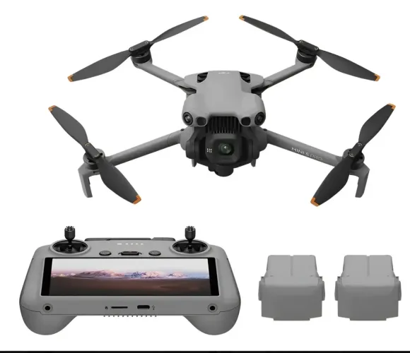 Drone Dji Mini 5 Pro Fly More Combo Plus 4K com controle Rc2 cinza