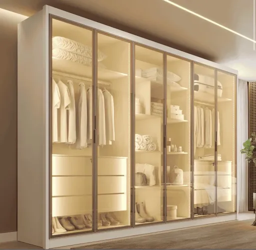 Guarda Roupa 6 Portas Select 280 Off White