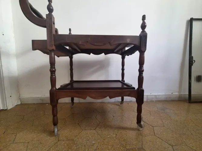Mesinha de bar vintage old madeira 