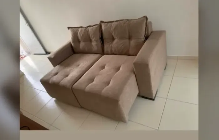 Sofá direto de fábrica, variedade de modelos e tamanhos, trabalhamos com material Suede,