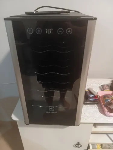 Uma adega de vinho