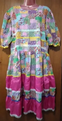 Vestido festa junina Plus size