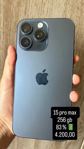 15 pro max 256 azul 