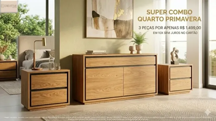 SUPER COMBO QUARTO PRIMAVERA - MOVEIS PLANEJADOS