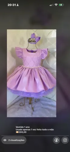 Vestido 1 ano