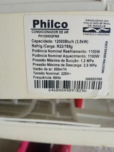 Peças split Philco 