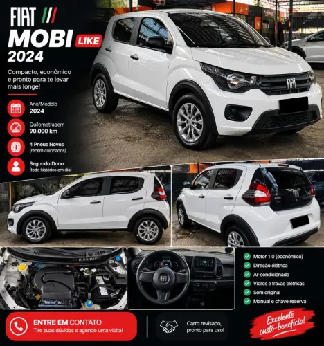 Fiat Mobi Like 1.0 Fire Flex 5P. 2024