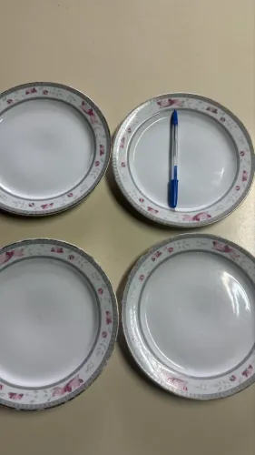 4 Pratos Porcelana Germer  20cm -antigos avarias