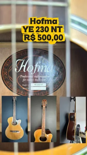VIOLÃO HOFMA YE 230 NT