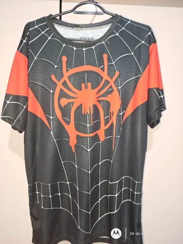 Camisa Spiderman Homem Aranha Miles Morales
