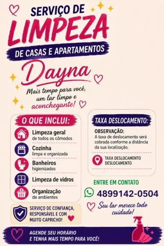SERVIÇOS DE LIMPEZA 