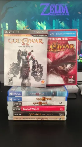 Coleção God Of War PS3 e PS4 / 2 Itens Lacrados