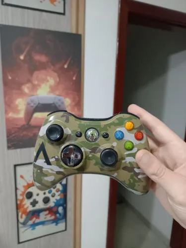 Controle Xbox 360 Original Camuflado Edição Limitada