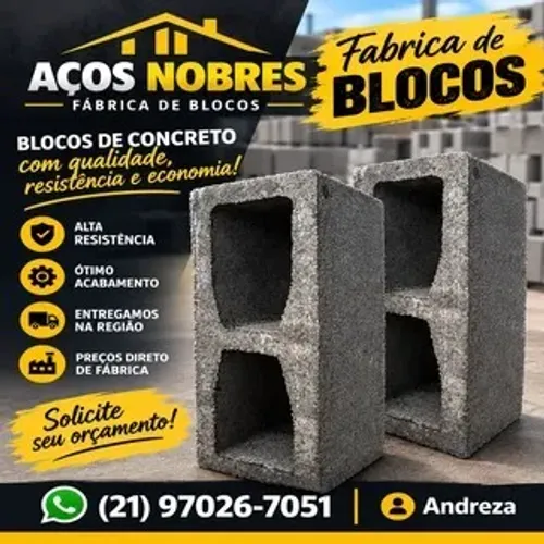 Blocos de Concreto Direto da Fábrica + Materiais de Construção! ?
