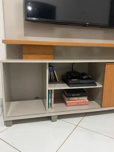 home theater com painel para TV